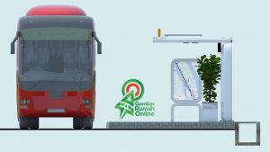 Desain Halte Bus