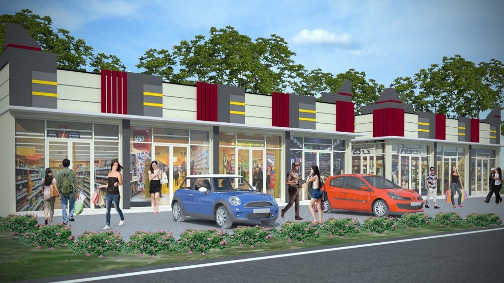 desain shoping center
