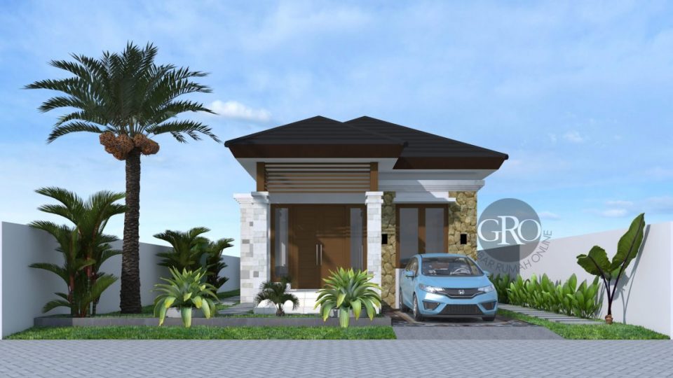 desain rumah 1 lantai