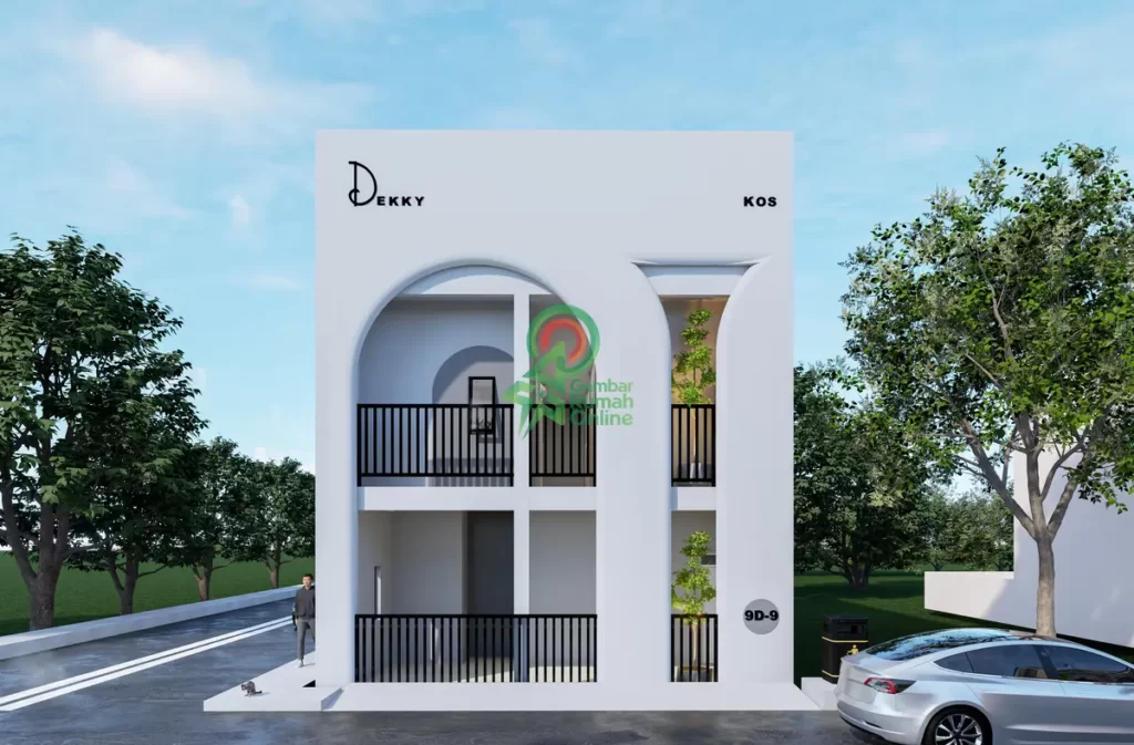 desain arsitektur kost dekky